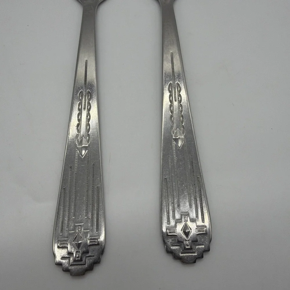 Zia International INSZIA1 Dinner Fork 1847 Rogers Brothers Stainless Steel 2 Lot